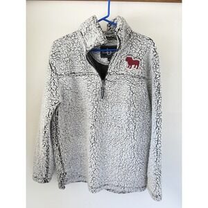 Boxercraft UGA M Quarter Zip Sherpa Pullover University of Georgia Bulldogs